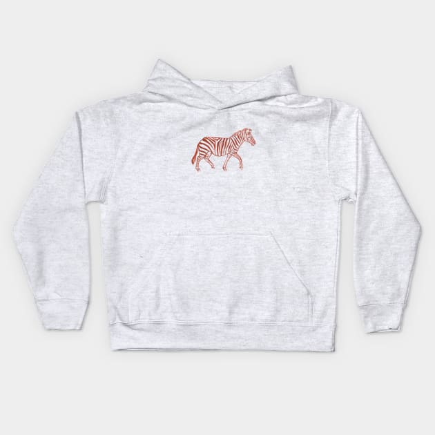 Zebra Kids Hoodie by Das Brooklyn